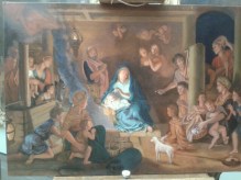 10- Huile sur toile en cours de réalisation